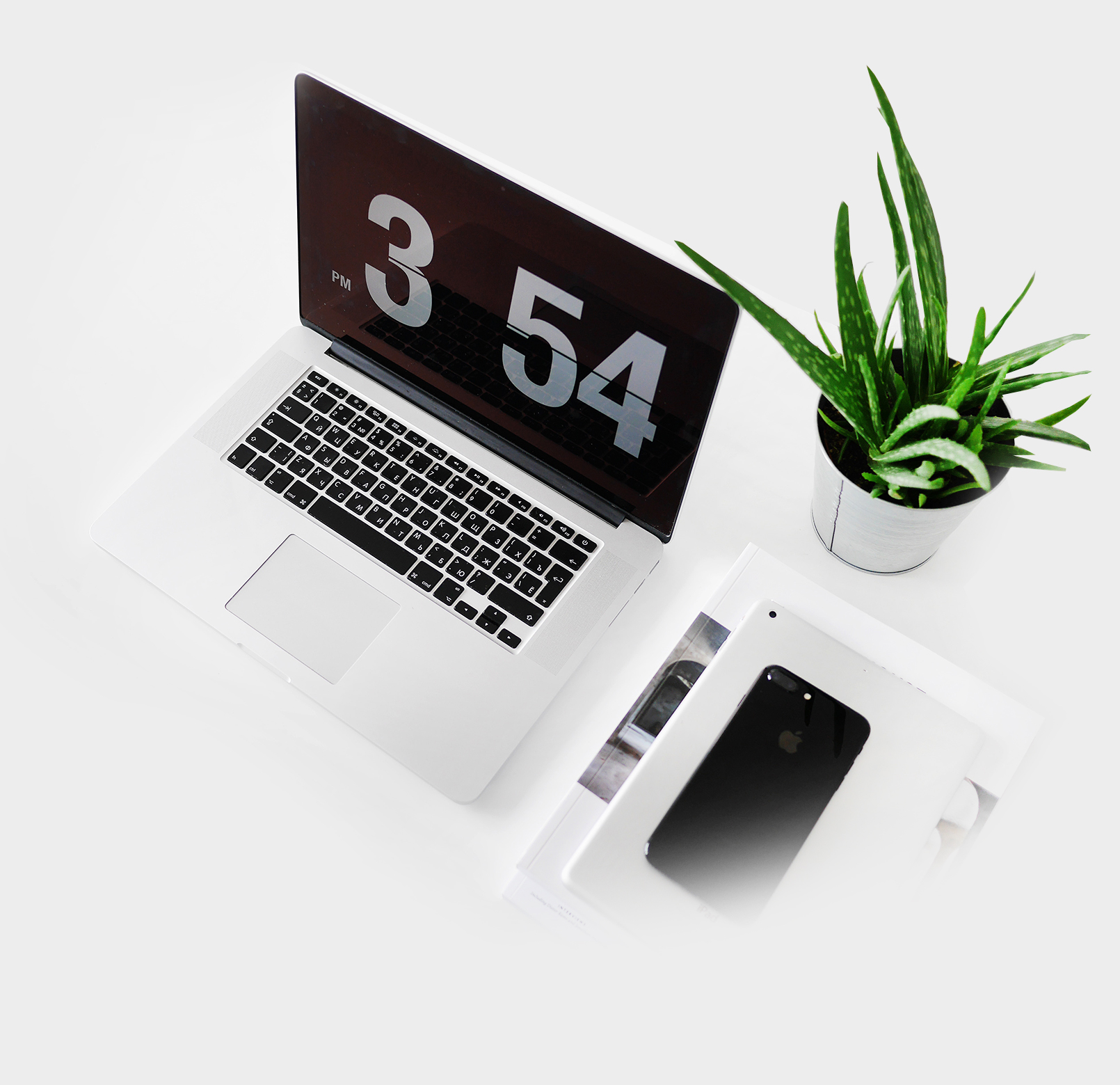 Workspace with notebook